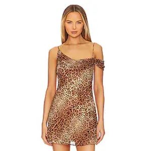 Revolve Cheetah Mini Dress